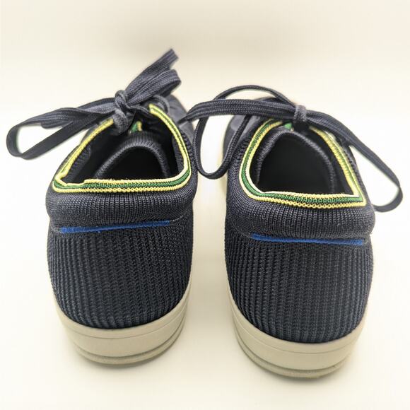 Rothy's Navy Blue The Laceup Sneaker Mesh Upper Women's Size 8 - Picture 5 of 9